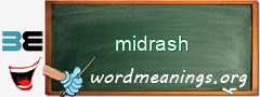 WordMeaning blackboard for midrash